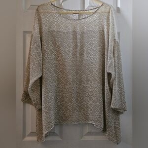 NWOT Chico's Semi Sheer Blouse